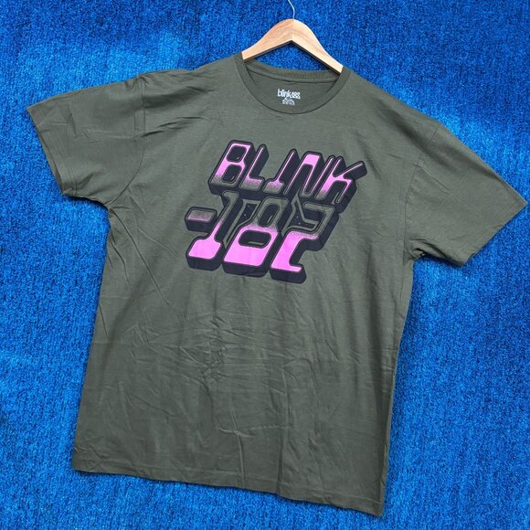 Blink-182 Green Rock T-Shirt Size Extra Large - Picture 3 of 4